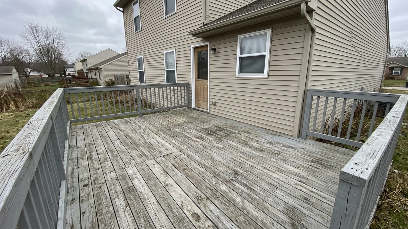 Deck, Outdoor lounge — before
